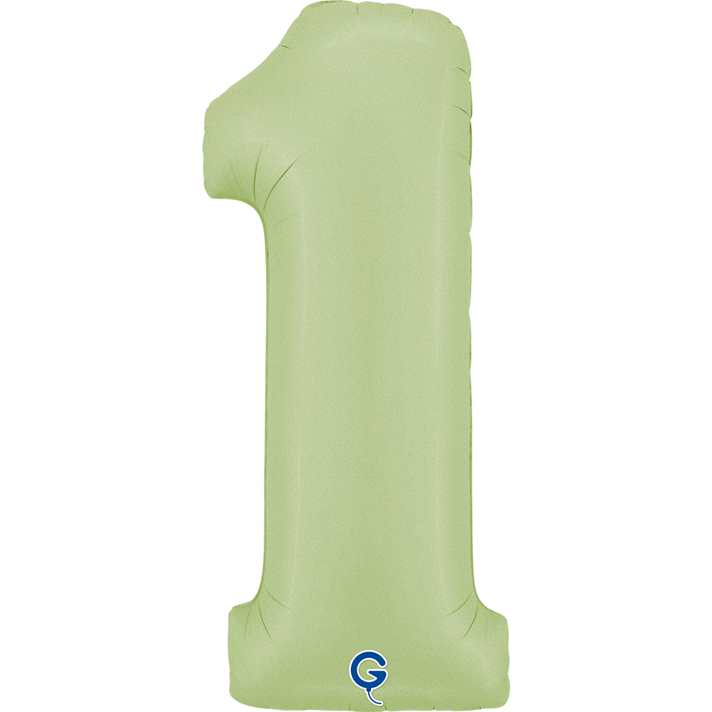 Satin Olive Green Number