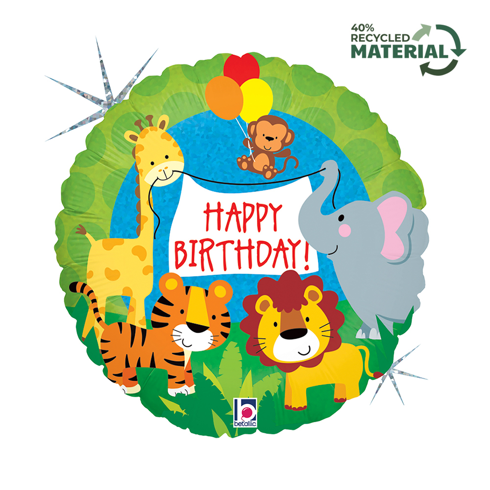 Jungle Animals Birthday Holog