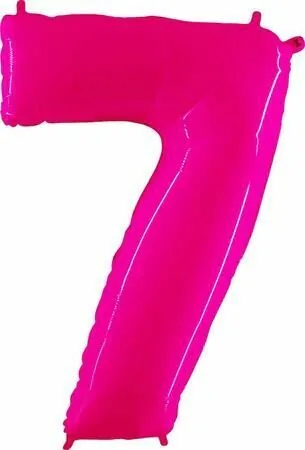 數字7閃亮桃色